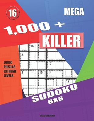 1,000 + Mega sudoku killer 8x8: Logic puzzles extreme levels