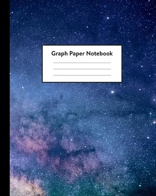 Graph Paper Notebook: 5 x 5 squares per inch, Quad Ruled - 8 x 10 - Outer Space Constellations - Math and Science Composition Notebook for f