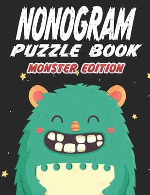 Nonogram Puzzle Book Monster Edition: 45 Multicolored Mosaic Logic Grid Puzzles For Adults and Kids