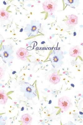 Passwords: A password keeper to secure usernames, internet websites, and passwords, alphabetically organized.