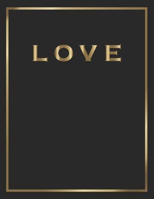 Love: Gold and Black Decorative Book - Perfect for Coffee Tables, End Tables, Bookshelves, Interior Design & Home Staging Ad