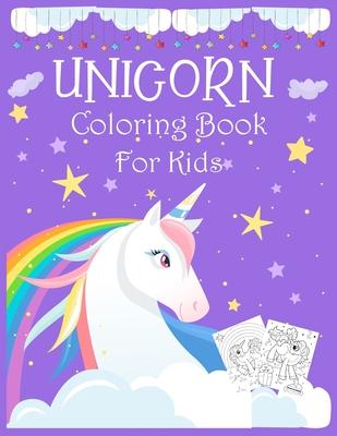 Unicorn coloring book for kids.: 8.5X11 inch & 61 pages Super cute unicorn active coloring book for kids, teens, age 4-8, age 8-12.