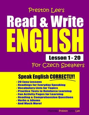 Preston Lee's Read & Write English Lesson 1 - 20 For Czech Speakers