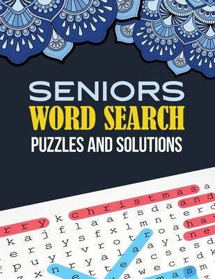 Seniors Word Search Puzzle and Solutions: Word Search Book Challenging and Fun Puzzles for Adults, Brian Game Book for Seniors in This Christmas Gift