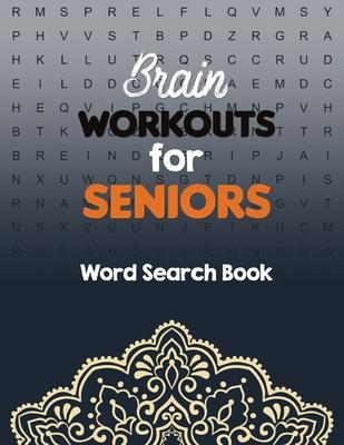 Brain Workouts for Seniors: Word Search Book Easy-to-see Full Page Seek and Circle Word Searches, Brian game book for seniors in this Christmas Gi