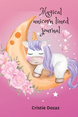 Magical unicorn lined journal