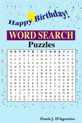 Happy Birthday Word Search