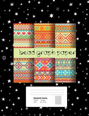 Bead Graph Paper: Graph Paper for Bead Pattern Designs Your Favorite/ Loomed Bead Projects/ Bracelet, Jewelry, Earring, Necklace /8.5"x