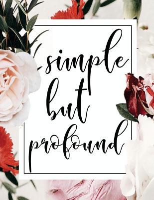 Simple But Profound: Calligraphy Practice Book: Slanted Grid Calligraphy Paper for Beginners and Experts; Pointed Pen or Brush Pen Letterin Subscription
