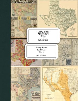 Vintage Prints: Vintage Maps: Texas