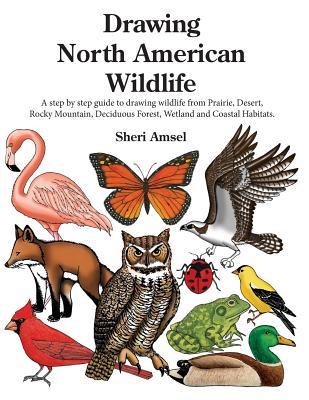 Drawing North American Wildlife: A step by step guide to drawing wildlife from Prairie, Desert, Rocky Mountain, Deciduous Forest, Wetland and Coastal