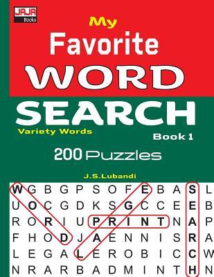 My Favorite Word Search Book 1