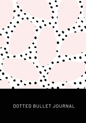 Pink Spots with Black Polka Dots - Dotted Bullet Journal: Medium A5 - 5.83X8.27