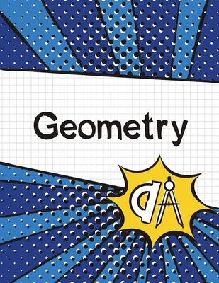 Geometry Graph Paper Notebook: (Large, 8.5"x11") 100 Pages, 4 Squares per Inch, Math Graph Paper Composition Notebook for Students