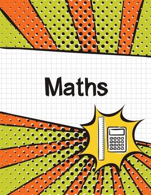 Maths Graph Paper Notebook: (Large, 8.5"x11") 100 Pages, 4 Squares per Inch, Math Graph Paper Composition Notebook for Students