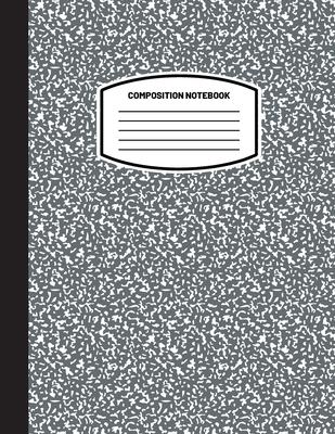 Classic Composition Notebook: (8.5x11) Wide Ruled Lined Paper Notebook Journal (Charcoal Gray) (Notebook for Kids, Teens, Students, Adults) Back to