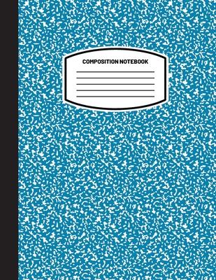 Classic Composition Notebook: (8.5x11) Wide Ruled Lined Paper Notebook Journal (Blue Gray) (Notebook for Kids, Teens, Students, Adults) Back to Scho