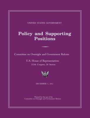 United States Government Policy and Supporting Positions 2012 (Plum Book)