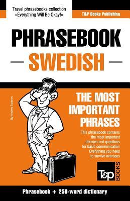 English-Swedish phrasebook and 250-word mini dictionary