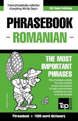 English-Romanian phrasebook and 1500-word dictionary