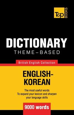 Theme-based dictionary British English-Korean - 9000 words