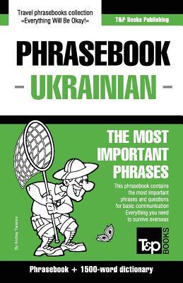 English-Ukrainian phrasebook and 1500-word dictionary