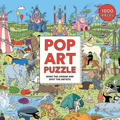 Pop Art Puzzle 1000 Piece Puzzle: Make the Jigsaw and Spot the Artists