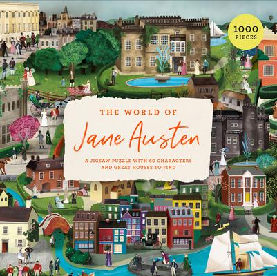 The World of Jane Austen 1000 Piece Puzzle: A Jigsaw Puzzle with 60 Characters and Great Houses to Find