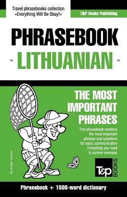 English-Lithuanian phrasebook & 1500-word dictionary