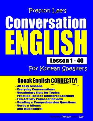 Preston Lee's Conversation English For Korean Speakers Lesson 1 - 40