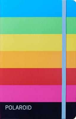 Polaroid Notebook: (Blank Journal Featuring Vintage Instant Camera Packaging Artwork, Sketchbook with Rainbow-Striped Cover Design)