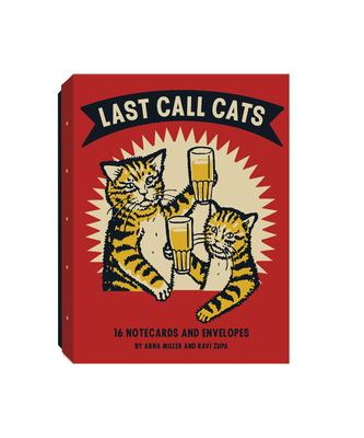 Last Call Cats Notecards [With Envelope]