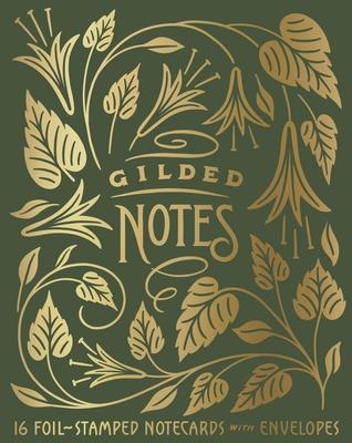 Gilded Notes: 16 Foil-Stamped Notecards with Envelopes