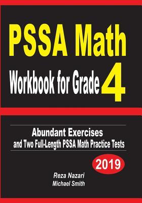 PSSA Math Workbook for Grade 4: Abundant Exercises and Two Full-Length PSSA Math Practice Tests Subscription