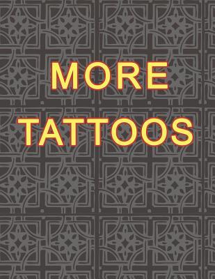 More Tattoos: Tattoo Skizzen Buch / 1 Groes Leeres Felder Pro Seite / Abgerundete Ecken