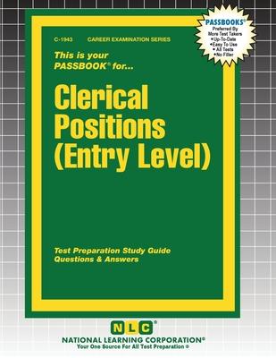 Clerical Positions (Entry Level)