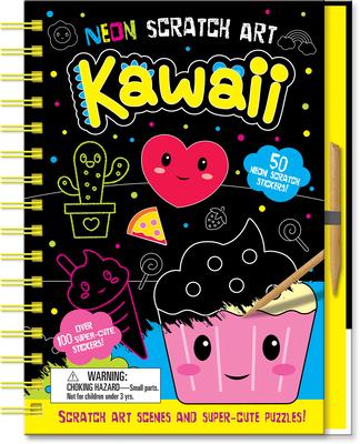 Neon Scratch Art Kawaii