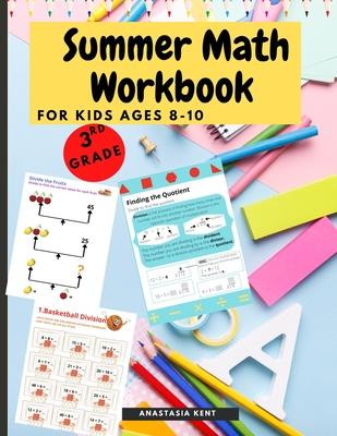 Summer Math Workbook for kids Ages 8-10: Brain Challenging Math Activity Workbook 3rd Grade for Kids, Toddlers