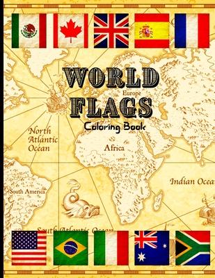 World Flags Coloring Book for Kids Ages 6-10: Learn Countries and Geography Through Fun Coloring Pages Subscription