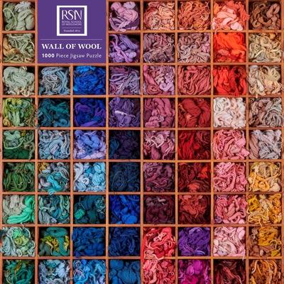 Adult Sustainable Jigsaw Puzzle: Royal School of Needlework: Wall of Wool: 1000-Pieces. Ethical, Sustainable, Earth-Friendly