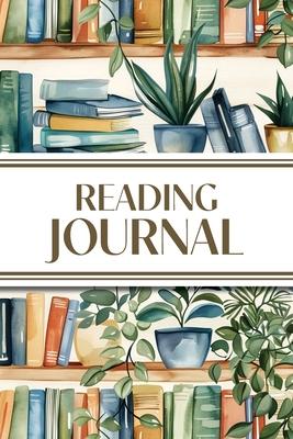 Reading Journal (Watercolor Bookshelves with Potted Plants): 6