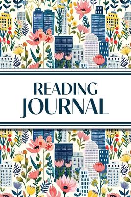 Reading Journal (Cozy Blue Cityscape with Pink Wildflowers): 6