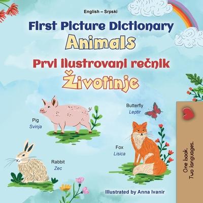 First Picture Dictionary - Animals (English Serbian Bilingual Children's Book - Latin Alphabet) Subscription