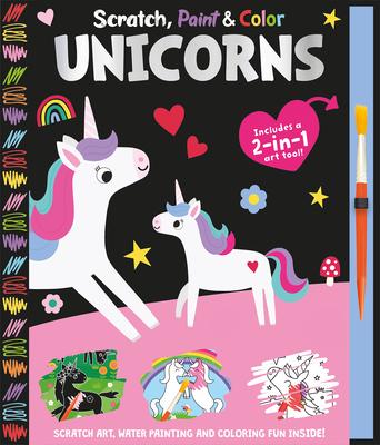 Scratch, Paint & Color Unicorns: A Magical 3-In-1 Art Activity Book for Children Aged 5+ Subscription