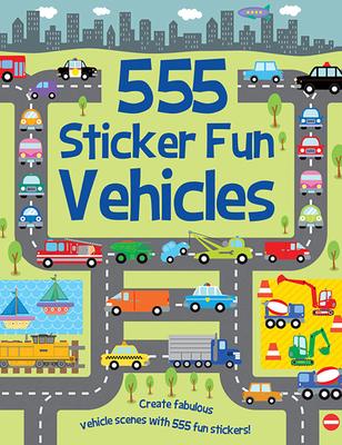 555 Sticker Fun Vehicles: Activity Book Subscription