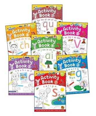 Jolly Phonics Activity Books 1-7: In Print Letters (American English Edition) Subscription