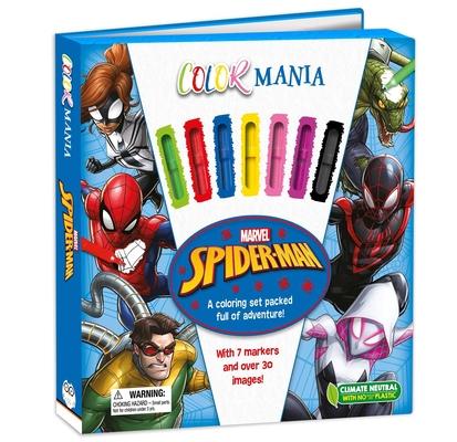 Marvel Spider-Man: Colormania: With 7 Felt Tip Pens and 30 Pages of Coloring