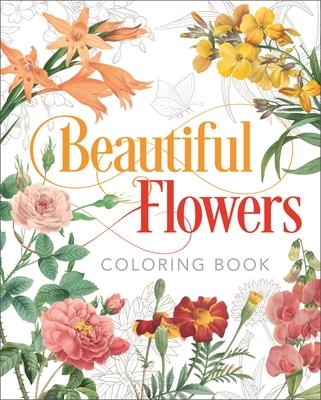 Beautiful Flowers Coloring Book