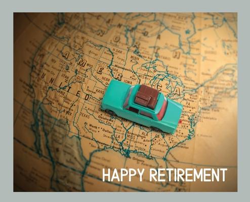 Happy Retirement Guest Book ( Landscape Hardcover ): Guest book for retirement, message book, memory book, keepsake, landscape, retirement book to sig