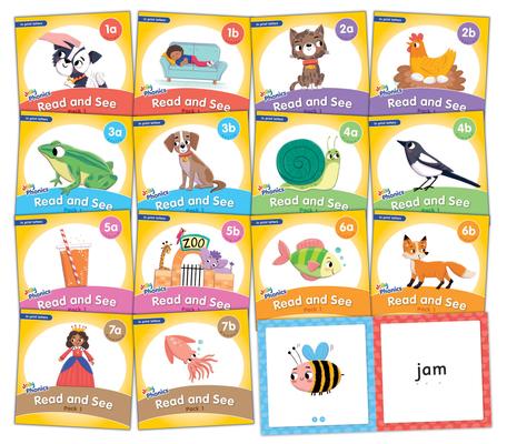 Jolly Phonics Read and See, Pack 1: In Print Letters (American English Edition)